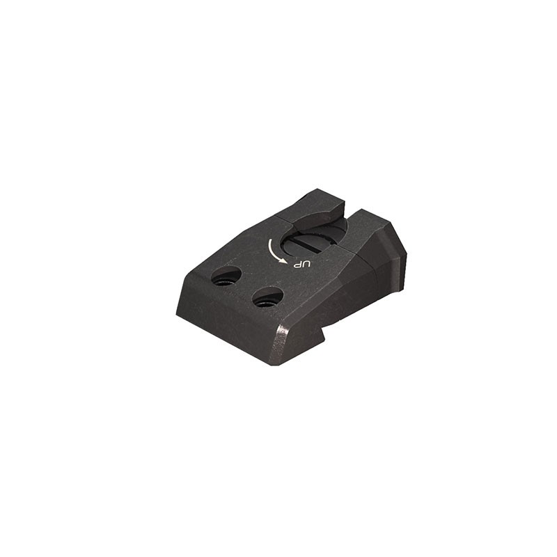 HEIGHT ADJUSTABLE REAR SIGHT P-10 BLACK