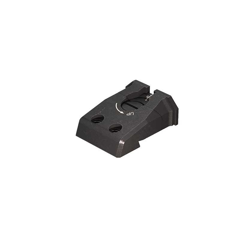 FULLY ADJUSTABLE REAR SIGHT P-10 BLACK