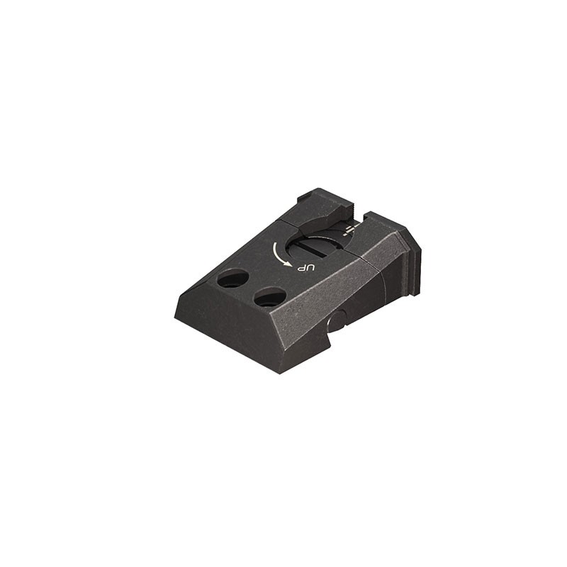 FULLY ADJUSTABLE REAR SIGHT KMR BLACK WIDE